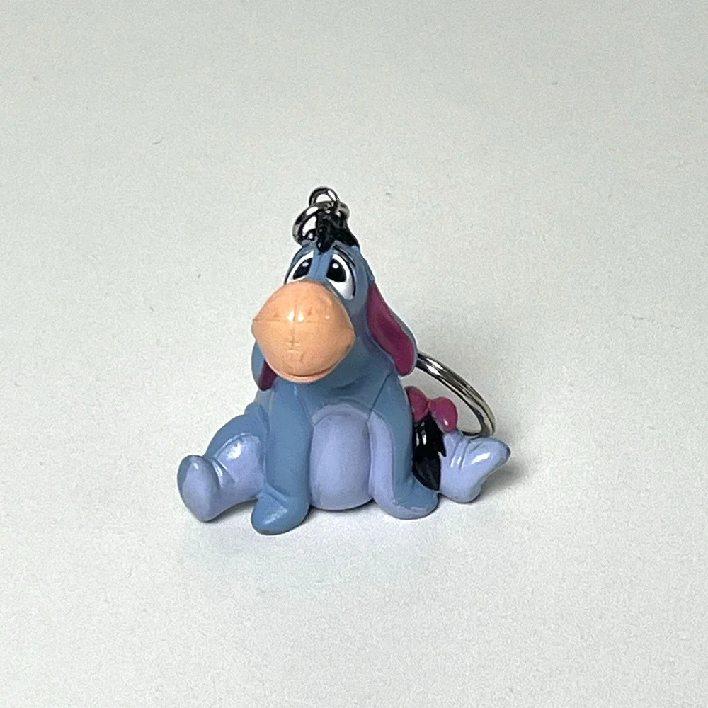 Eeyore Keychain Disney Winnie the Pooh Souvenir Keyring Vintage